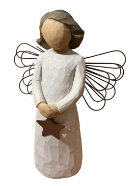 1999 WILLOW TREE "ANGEL OF LIGHT" BY SUSAN LORDI Star & Wire Wings